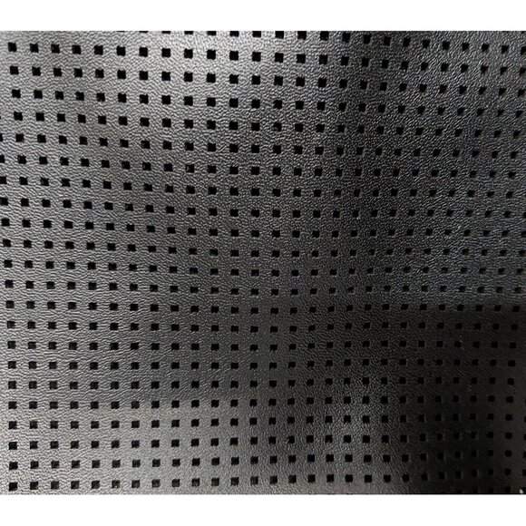 Adrienne Vittadini Black Weekender Tote Bag Double Handle Vegan Leather Zip Top - Picture 4 of 12